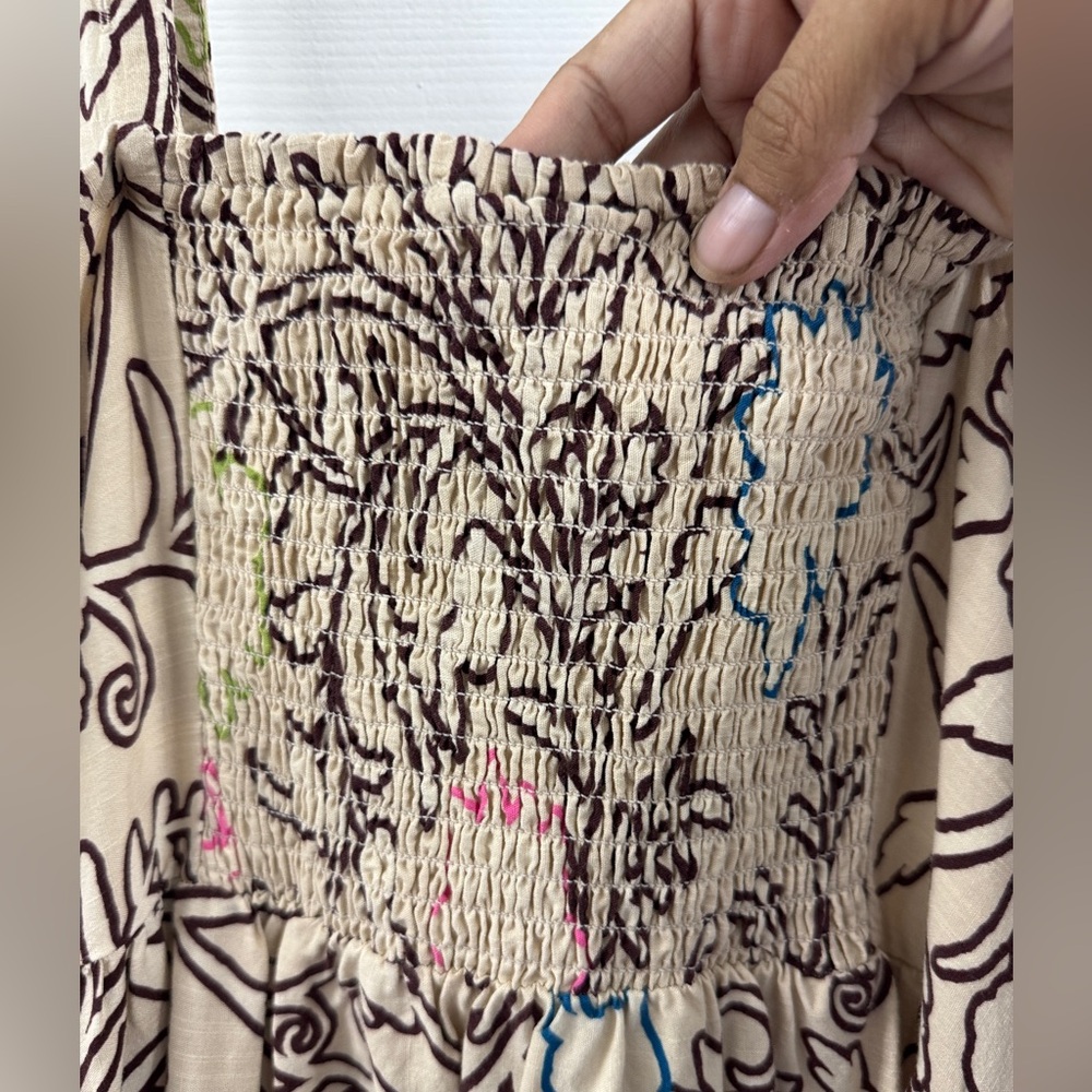 Knox Rose Beige Floral Maxi Dress - Picture 5 of 5